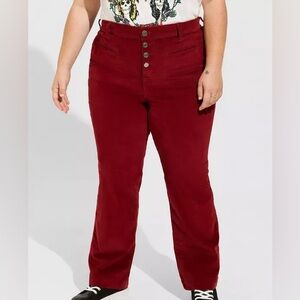 Torrid Slim Boot Corduroy High-Rise Jean